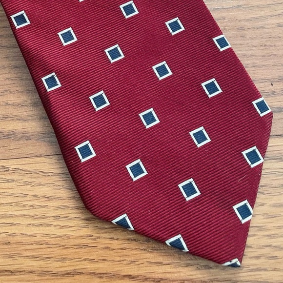 Brooks Brothers Squares Silk Tie - Picture 2 of 3